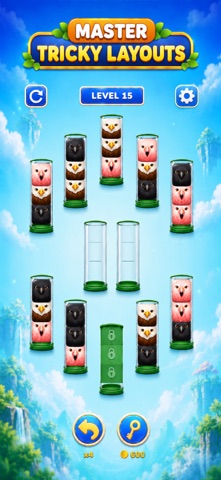 Bird Sort: Block Puzzle Game Screenshot 3 of 5
