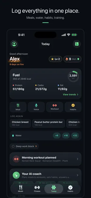 Ridgeline: Workout & Meal Plan screenshot 2