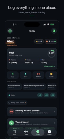 Ridgeline: Workout & Meal Plan Screenshot 2 of 6