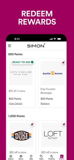 SIMON: Malls, Mills & Outlets iPhone screenshot 5