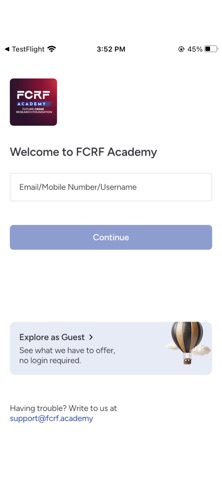 FCRF Academy Screenshot 1 of 5