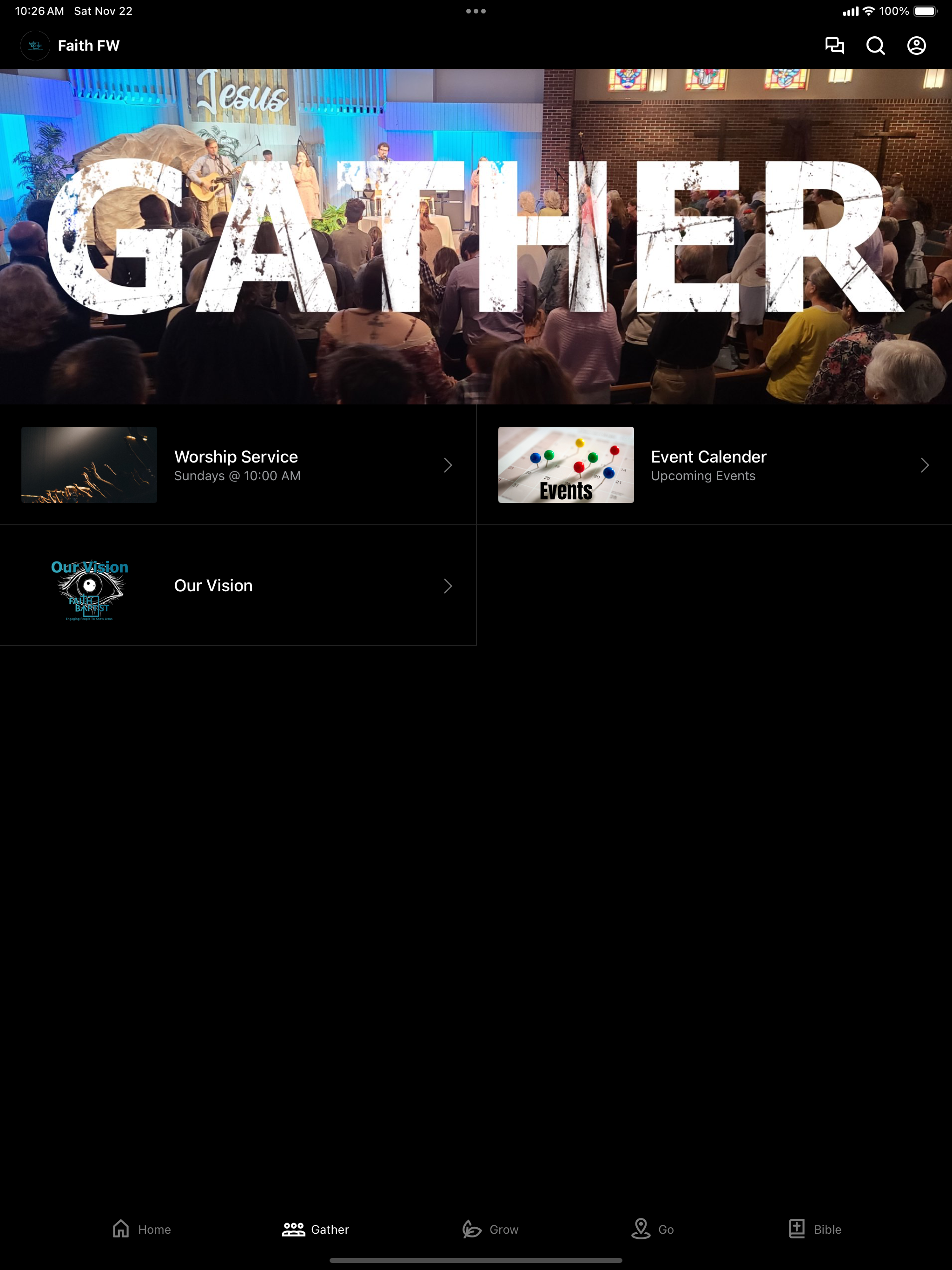 Faith Baptist Church FW screenshot 6