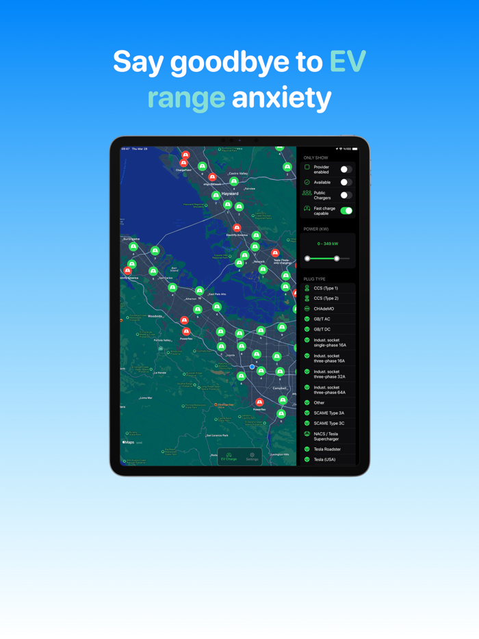 EV Charge Stations Map