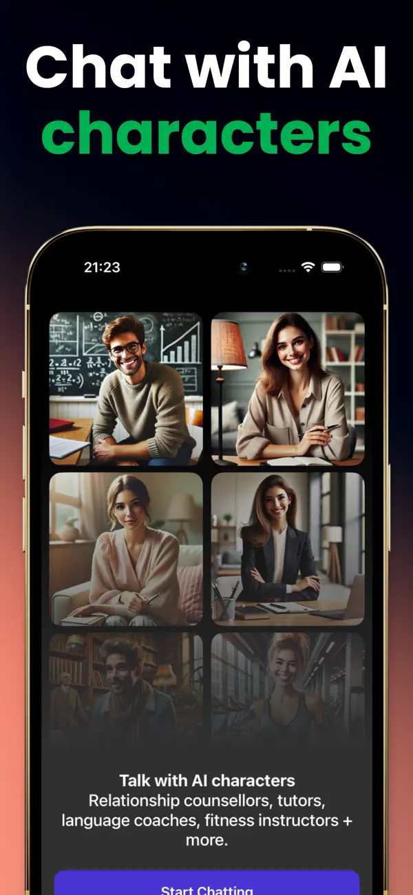 Screenshot #1 pour AI Characters - Chat, roleplay