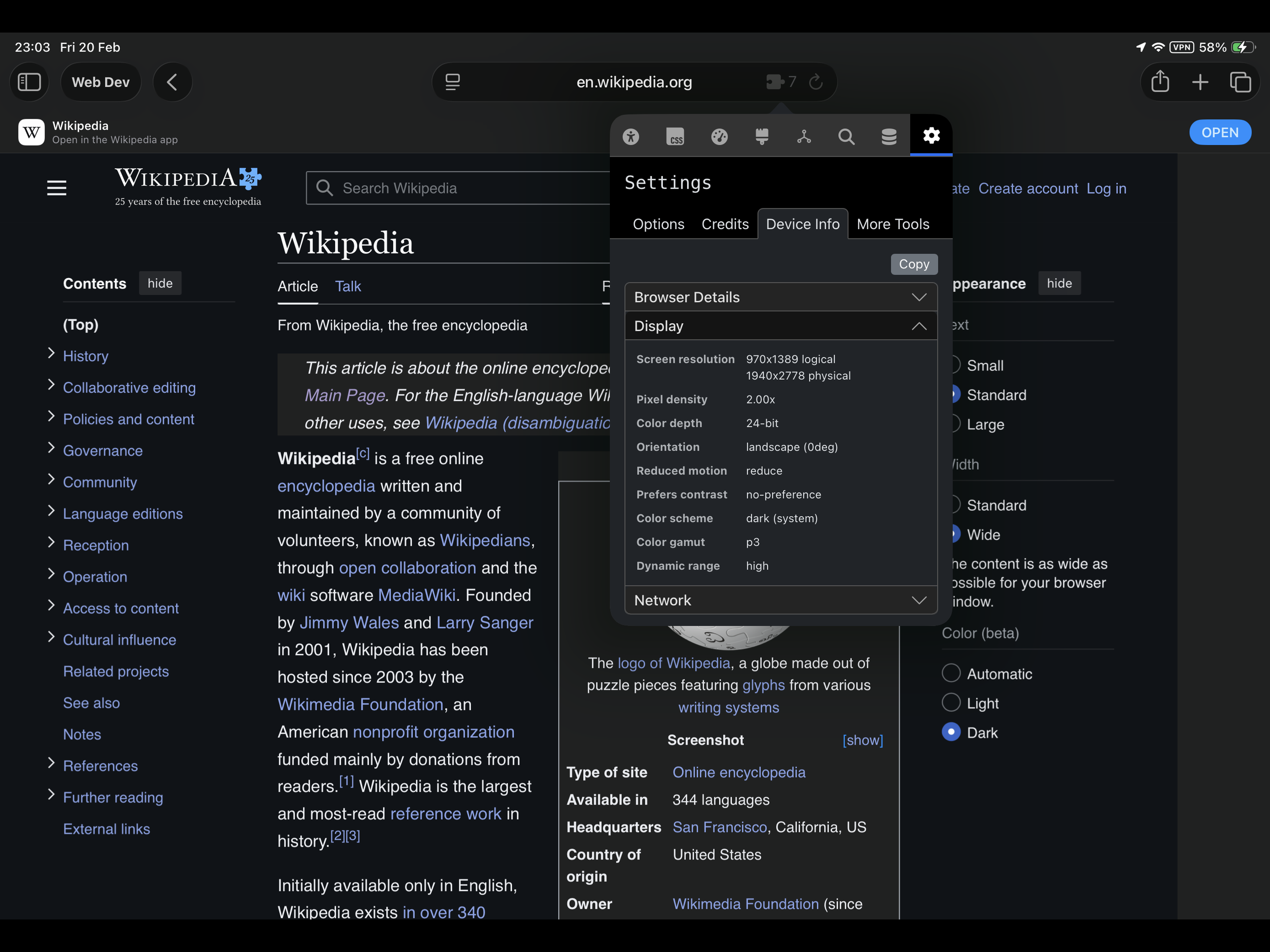 Web DevTools+ screenshot 14