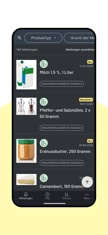 lebensmittelwarnung.de screenshot 4 of 9