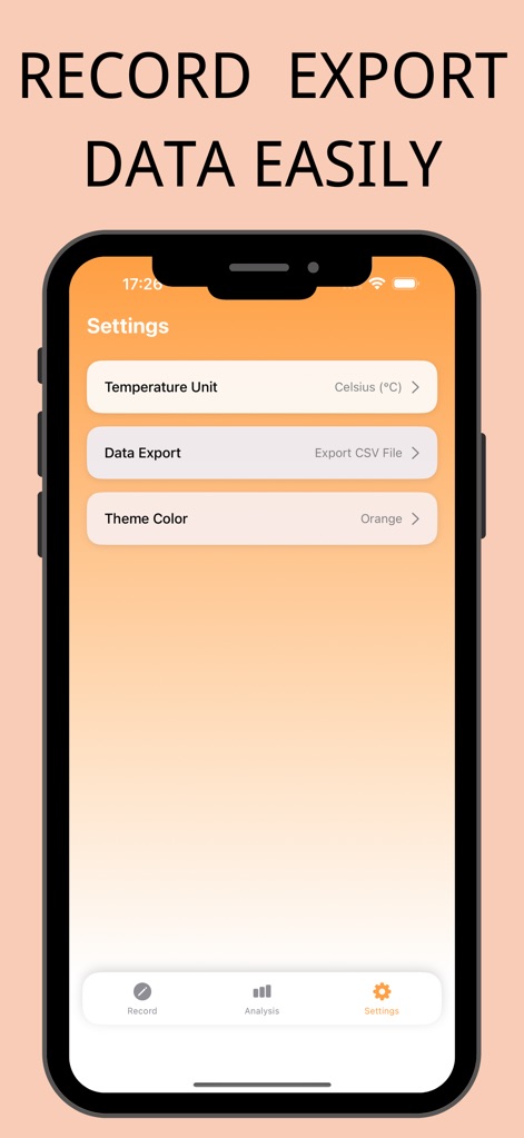 Temperature Record - Health & Fitness App | MWM