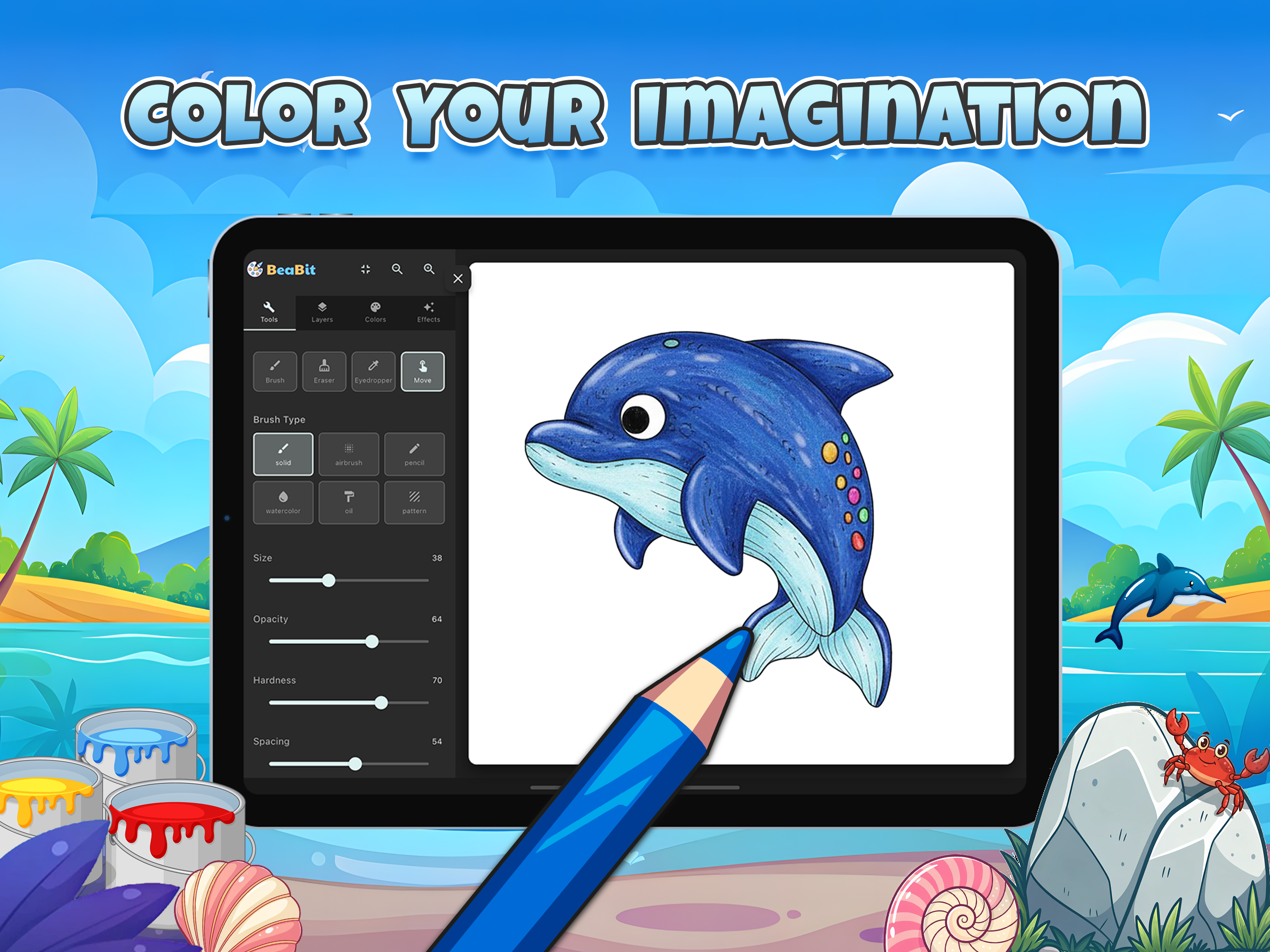 BeaBit - Animals Coloring Book
