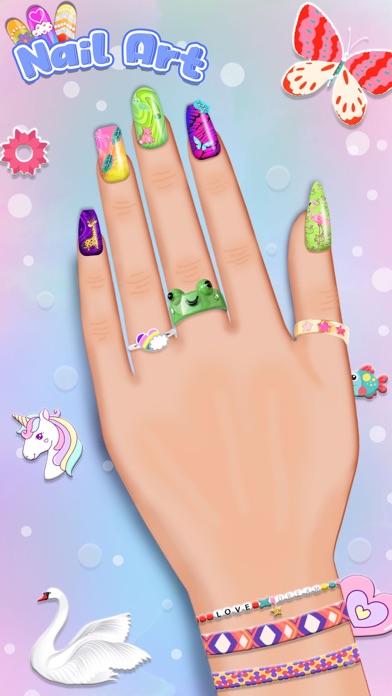 Acrylic Nails Art Makeup Game Screenshot