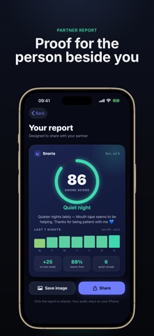 Snoria: Snore Recorder & Score Screenshot 6 of 7