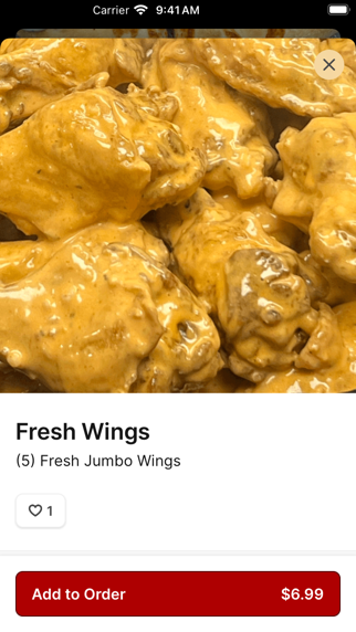 Rego's Brickhouse Pizza iPhone screenshot 4 - Food & Drink app