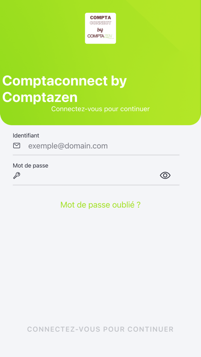 Screenshot #2 pour Comptaconnect by Comptazen