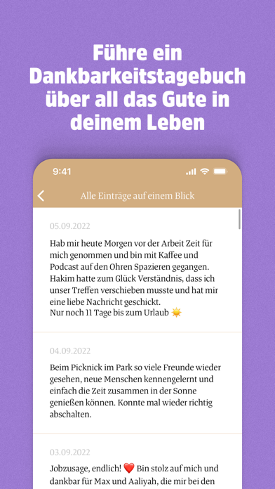 Ein guter Plan: Achtsamkeit Screenshot