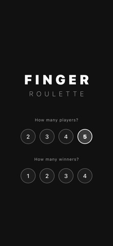 Fingerlette: Finger Roulette screenshot