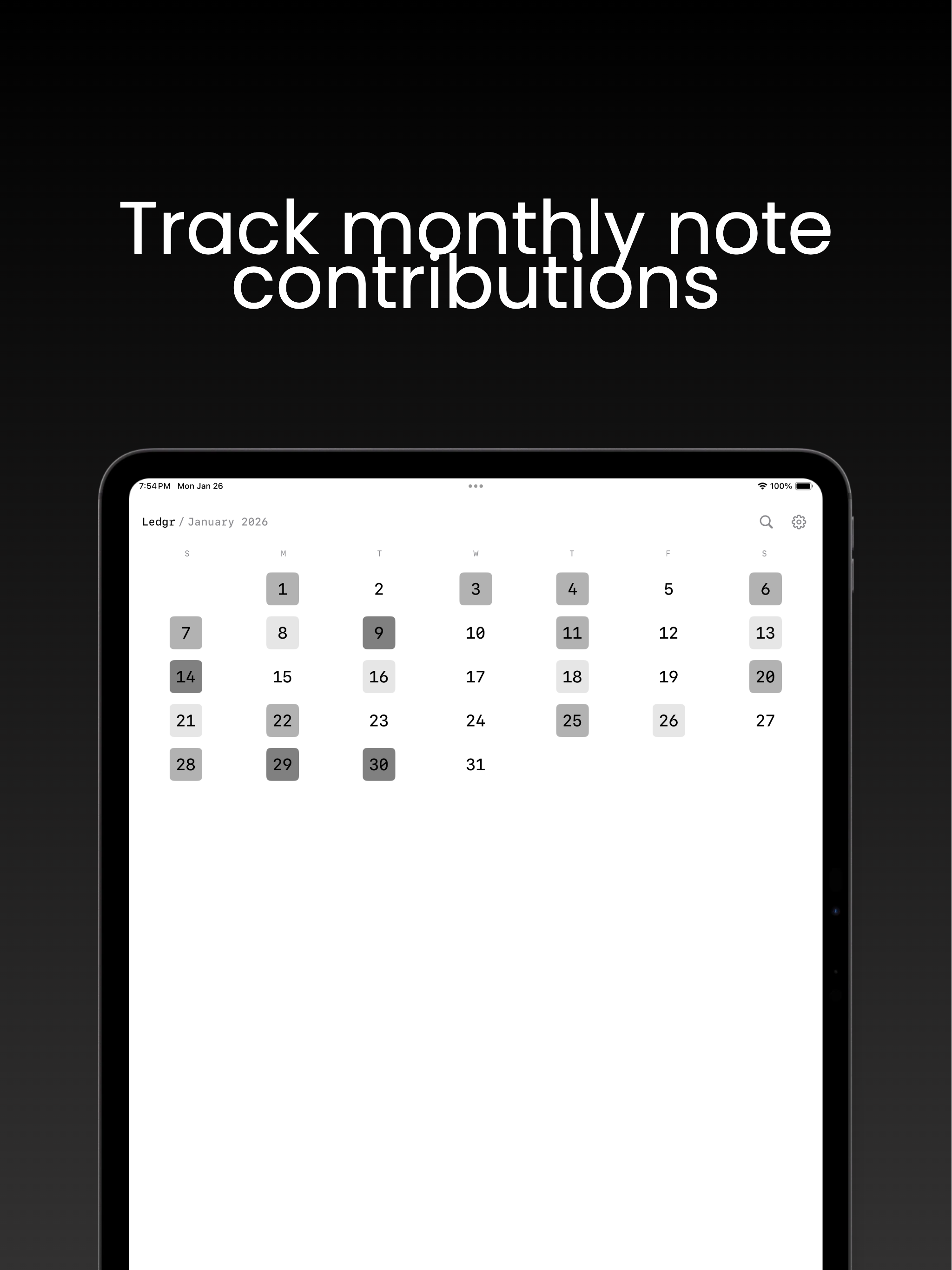 Ledgr - Daily Notes screenshot 7