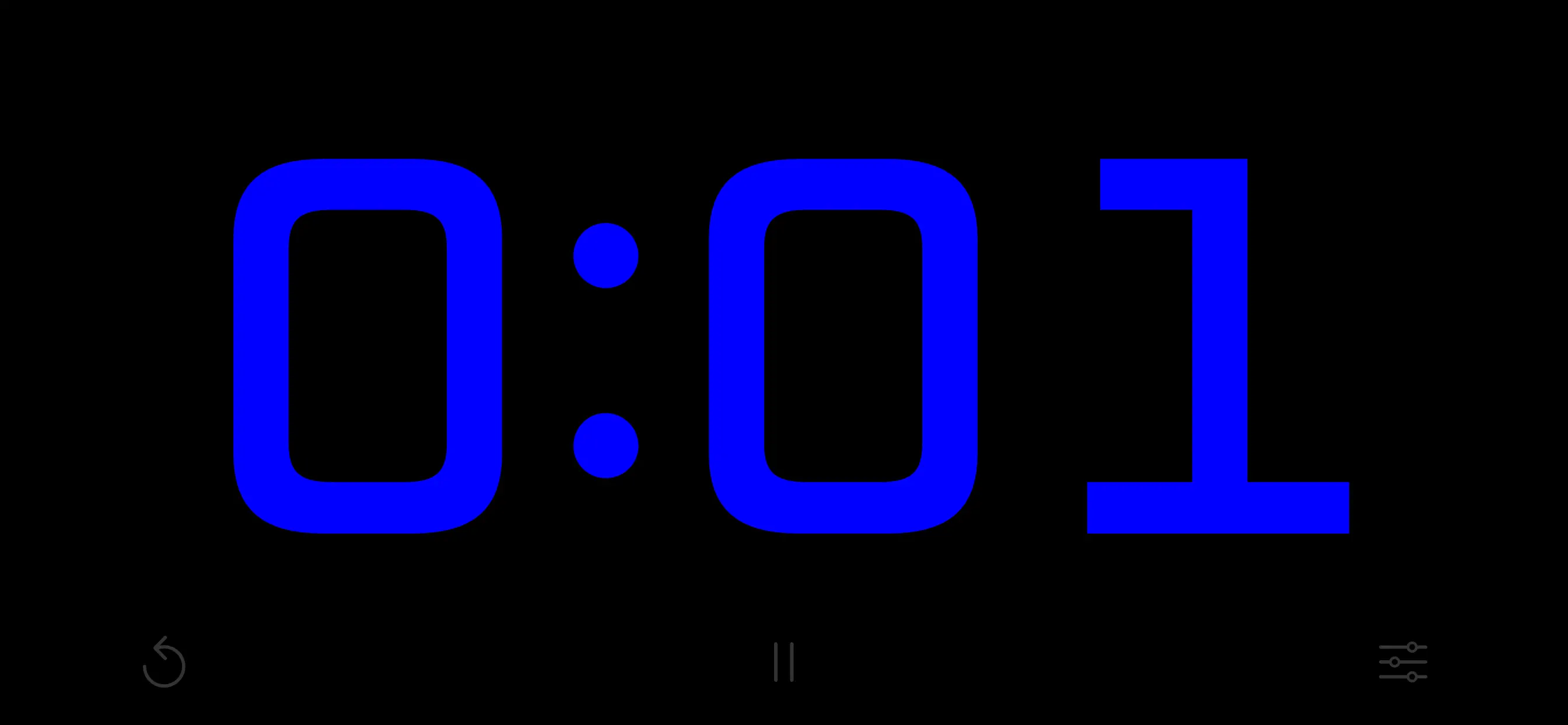 #5. Countdown: Big Timer & Clock (iOS) Ved: BitBit Apps