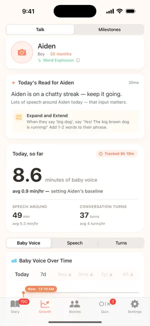 Babble Diary screenshot 2