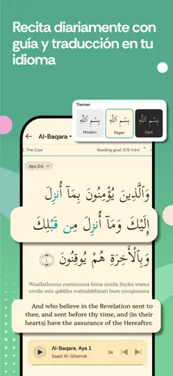 Captura de pantalla de Muslim Pro: Corán Salat Qibla en iPhone 2