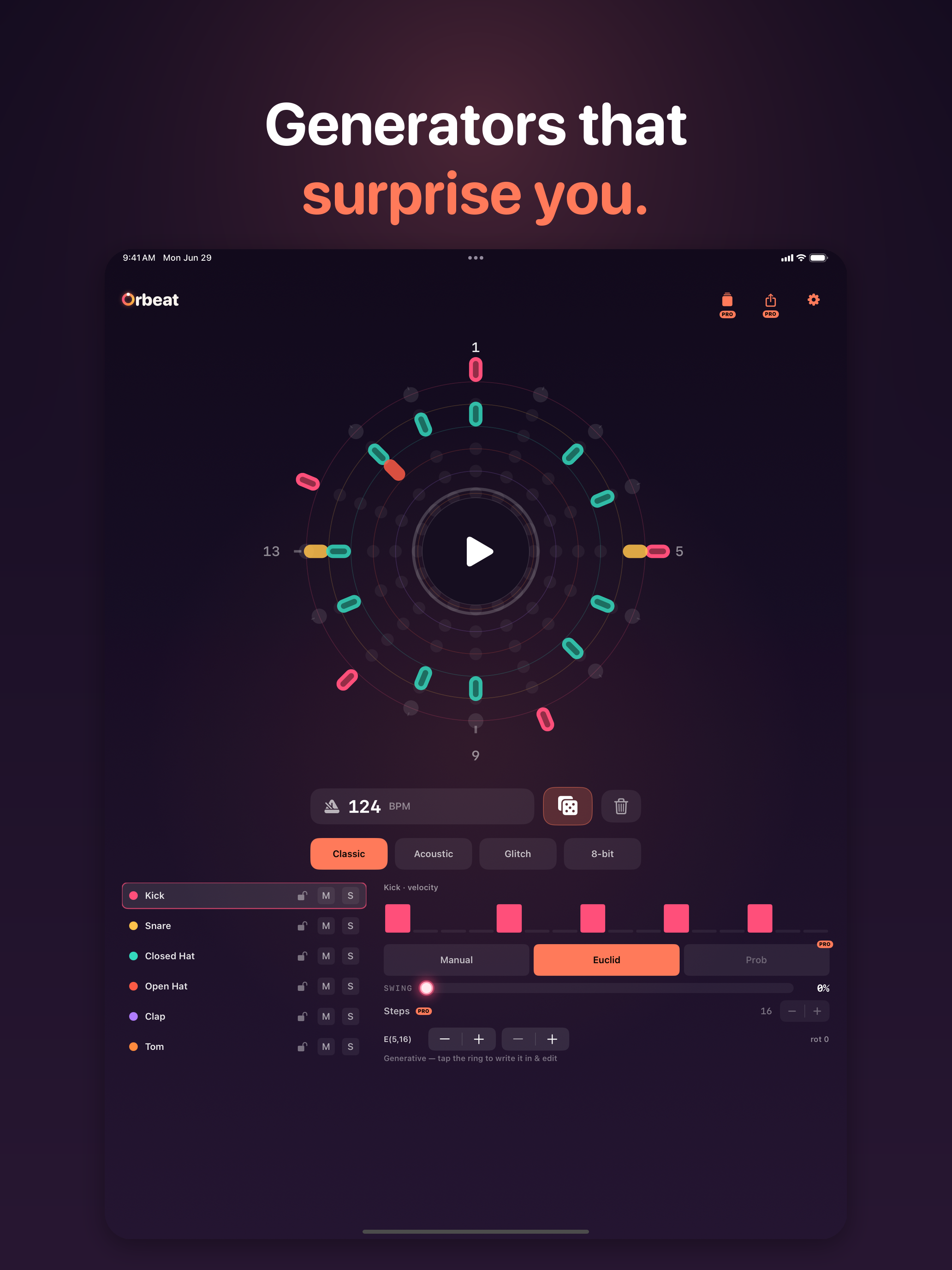 Orbeat: Drum Machine