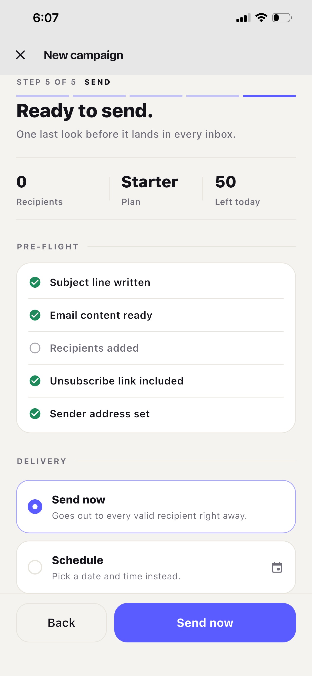 Screenshot 7 of CampaignAI : Email Marketing