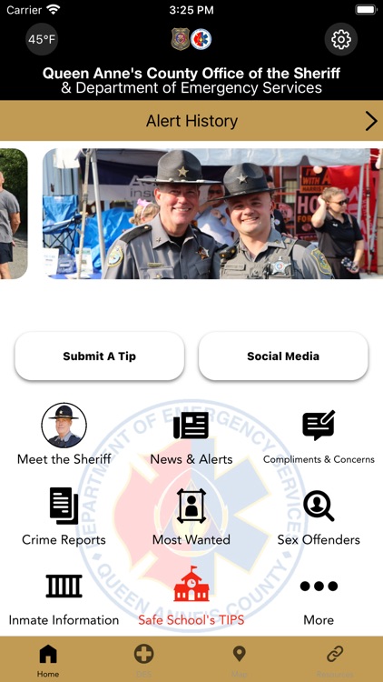 Queen Anne’s Sheriff and DES