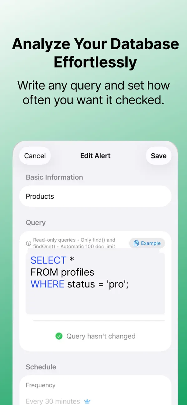 #2. Query Alert (iOS) بواسطة: ANDRES FELIPE SARRAZOLA VELEZ