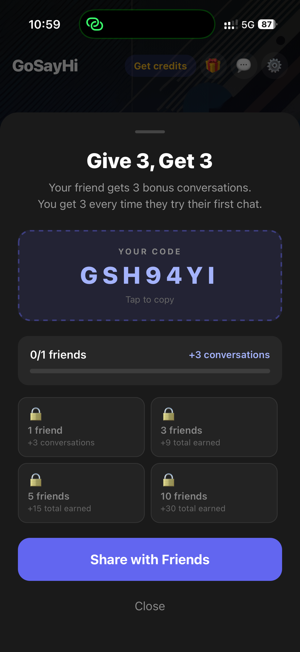 GoSayHi screenshot 3