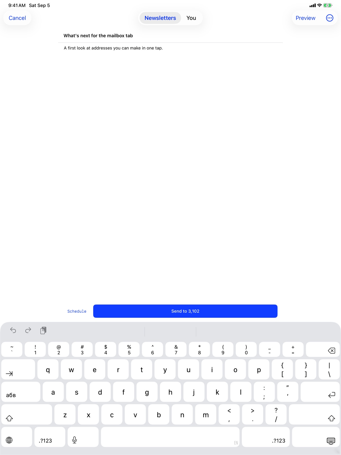 Screenshot 11 of Tinysend: Newsletter & Mailbox
