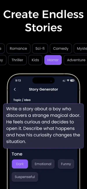 Ai Story Generator & Writer. screenshot 2