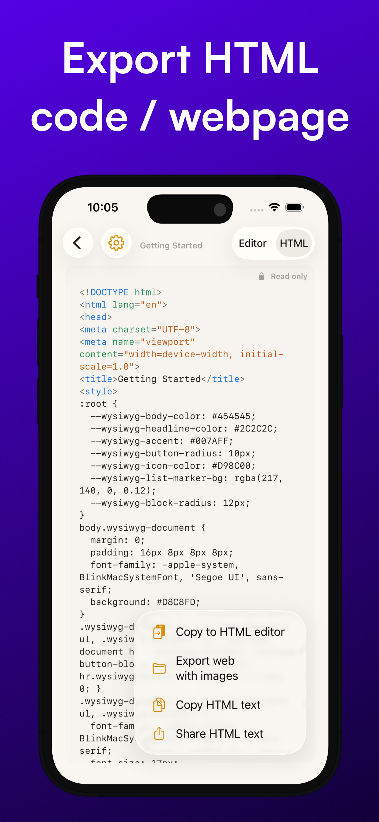 HTML Editor + Viewer screenshot 3