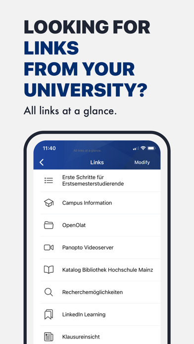 Mainz Campus2Go screenshot