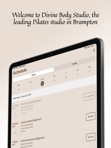 Divine Body Studio iPad screenshot