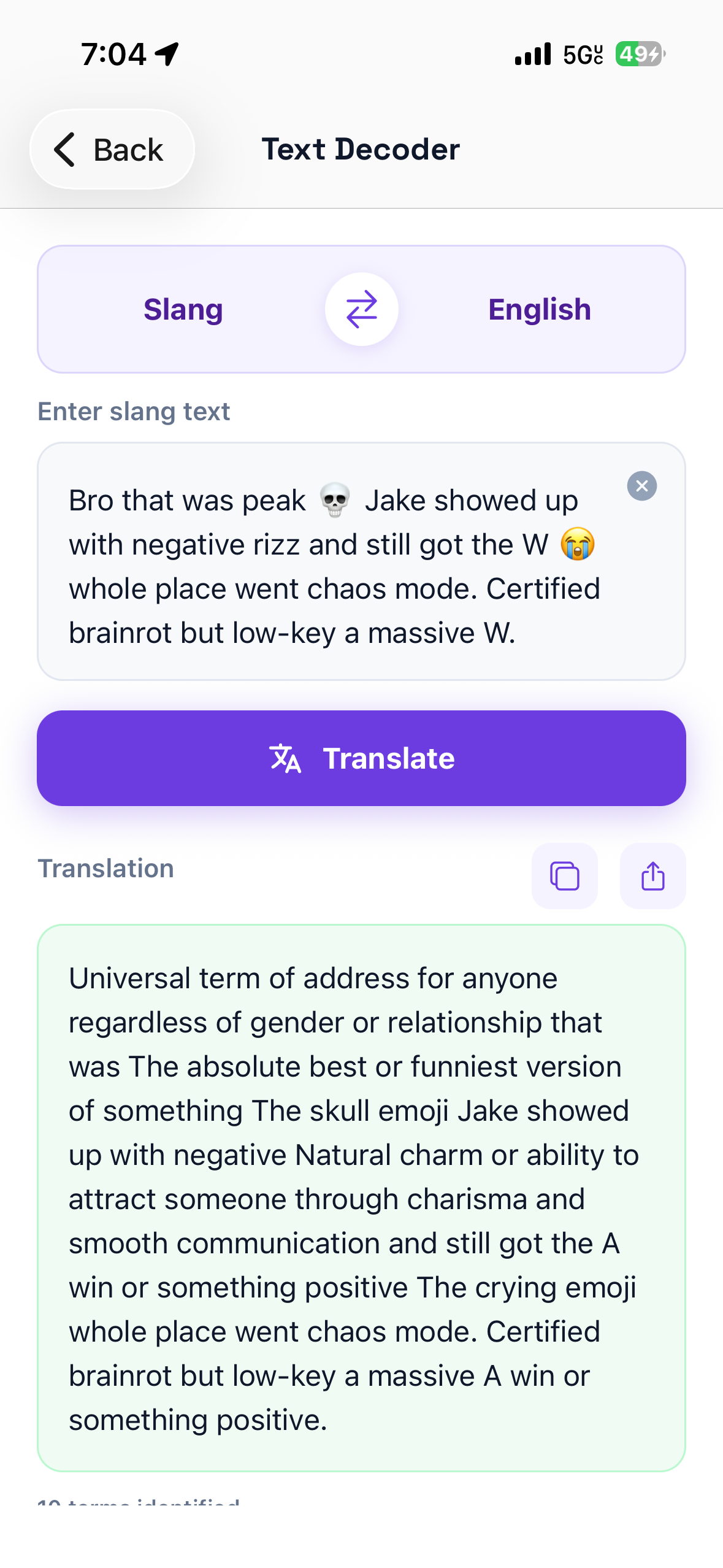 Slang Decoder - Gen Z & Alpha screenshot 4