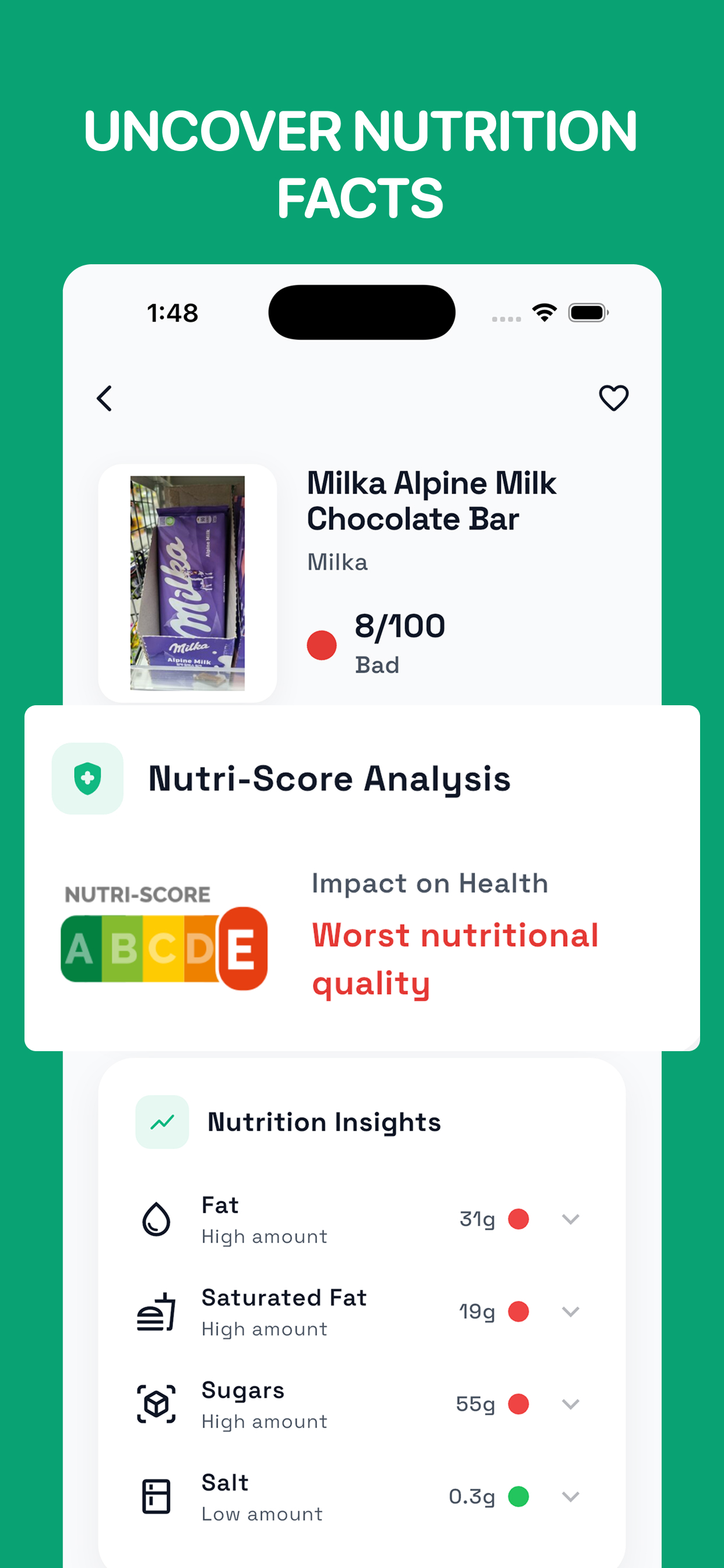 NutriScan: Barcode Scanner screenshot 2