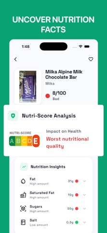 NutriScan: Barcode Scanner Screenshot 2 of 4