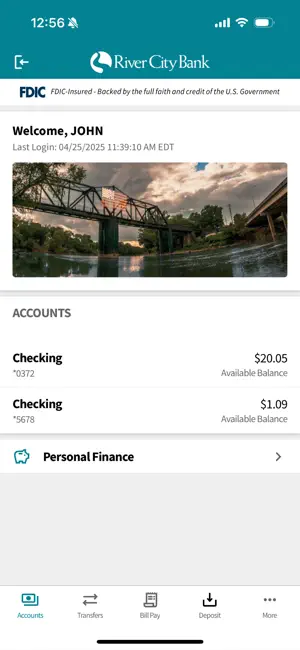 River City Bank Mobile screenshot 2