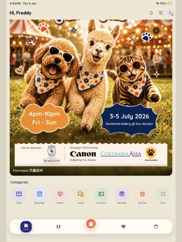 Petlink iPad screenshot