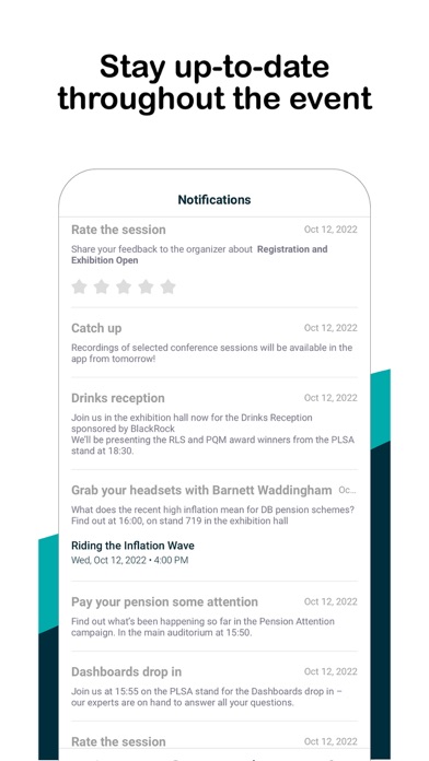 PLSA Events Screenshot