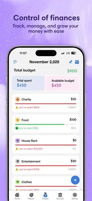 Spending Tracker & Budget screenshot 2