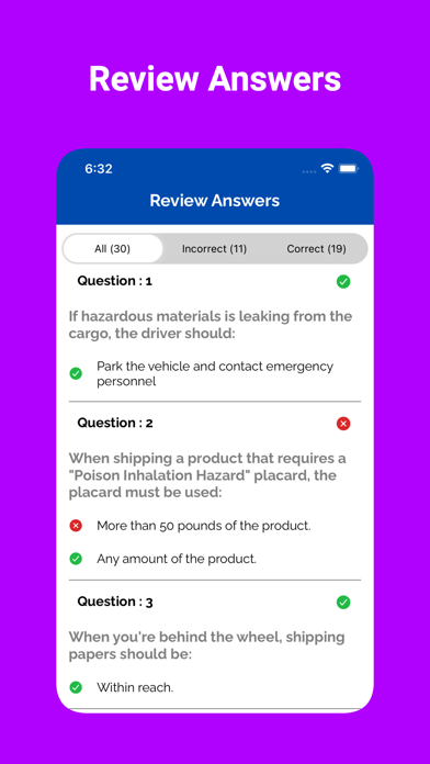 Georgia CDL Prep Test Screenshot