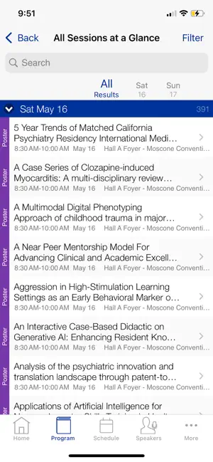APA Meetings screenshot 2