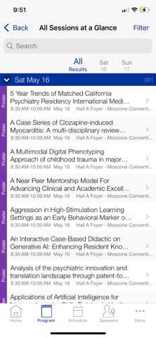 APA Meetings iPhone screenshot