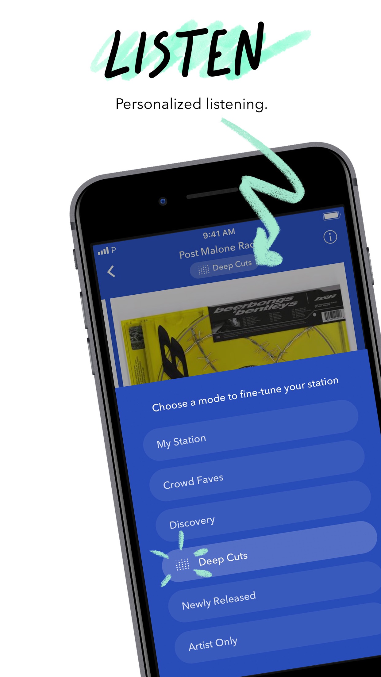 Pandora: Music & Podcasts screenshot 1