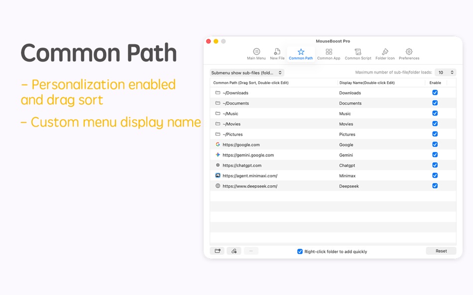 #5. MouseBoost (macOS) Által: 惠源 赵