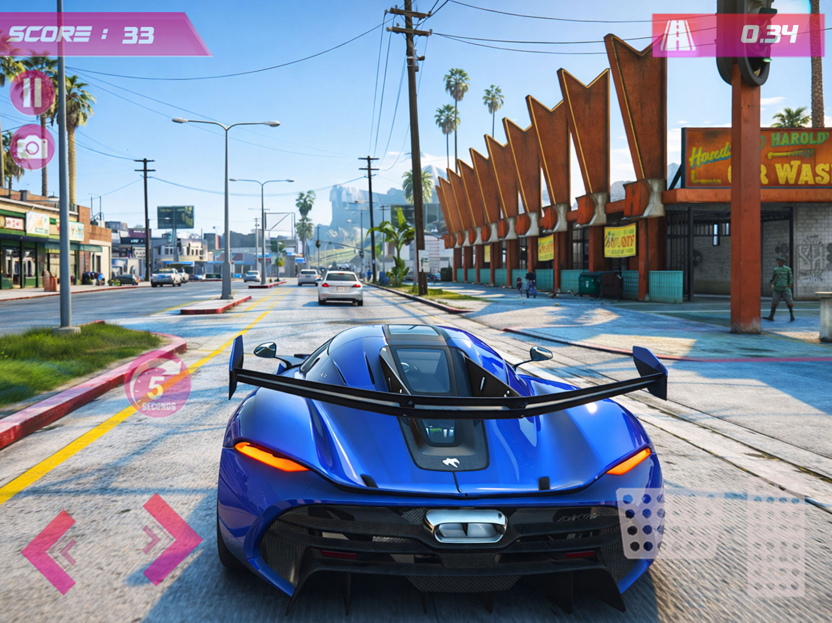 Car Racing Horizon Highway 3D