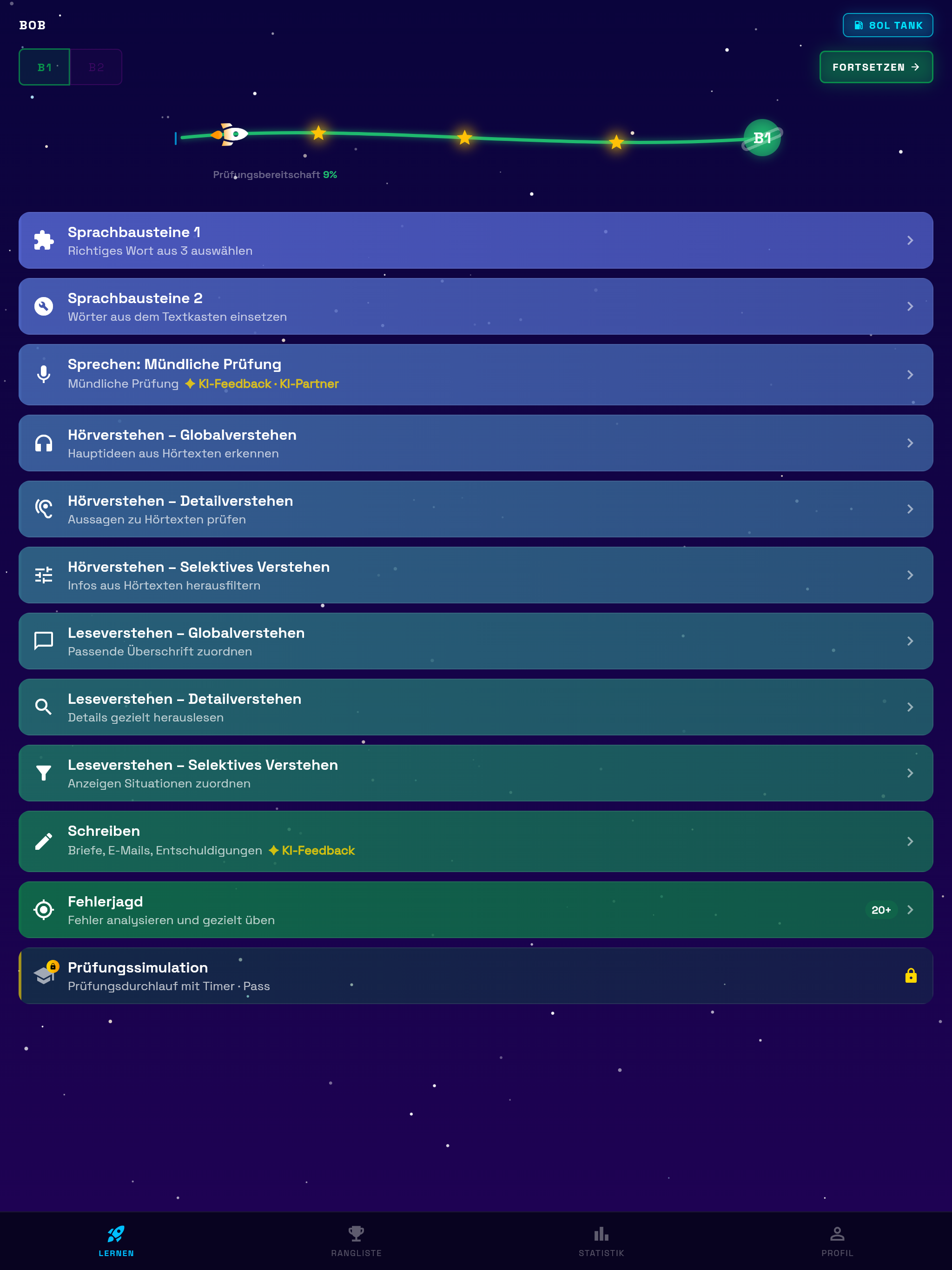 SprachRakete: B1 & B2 Deutsch screenshot 7