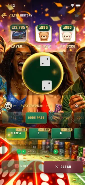 Zentara One Craps Lounge screenshot 4