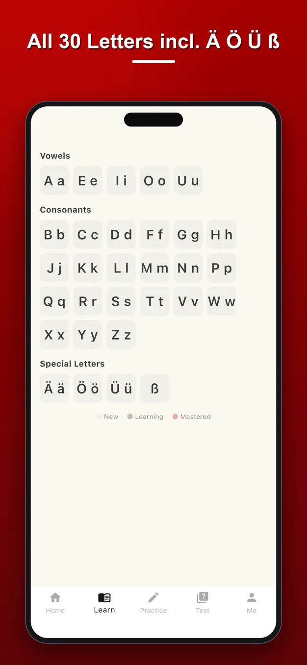 German Alphabet
