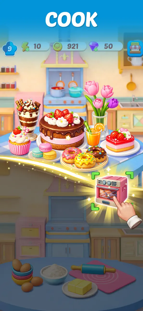 Merge Cooking® iOS Mod IPA screenshot 2 - iOS game interface