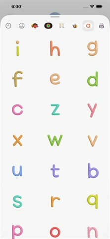 Pastel 3D Alphabet2 screenshot